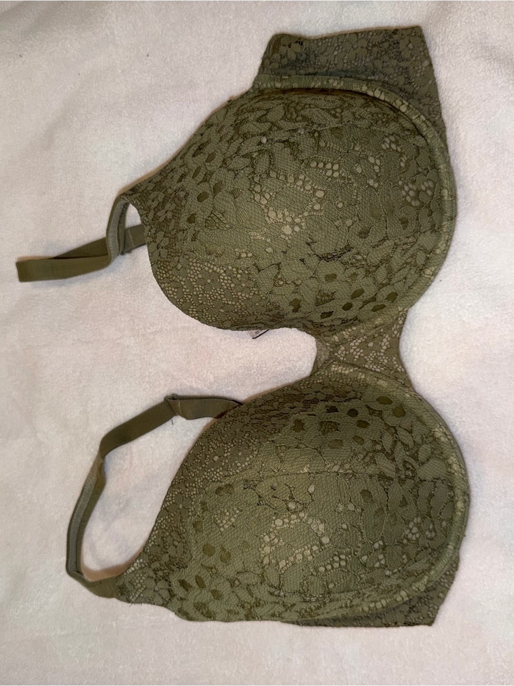 Victoria Secret Vintage 2017  Green Lace T-Shirt Bra